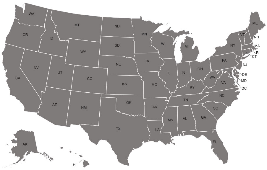 State MVA Map